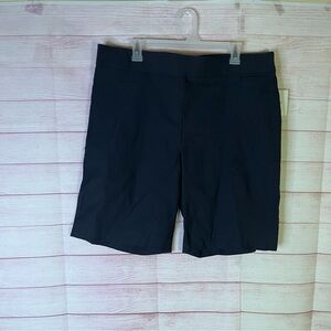 Ellen Tracy NWT Black‎ INK  Pull On Shorts Size XL